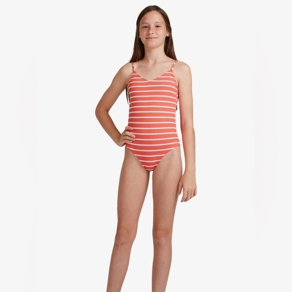 Roxy Girl's 8 Kinda Savage One-Piece Swimsuit